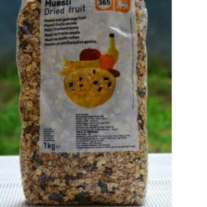 

℗ Muesli Dried Fruit 1kg Granula granola HALAL ⅍