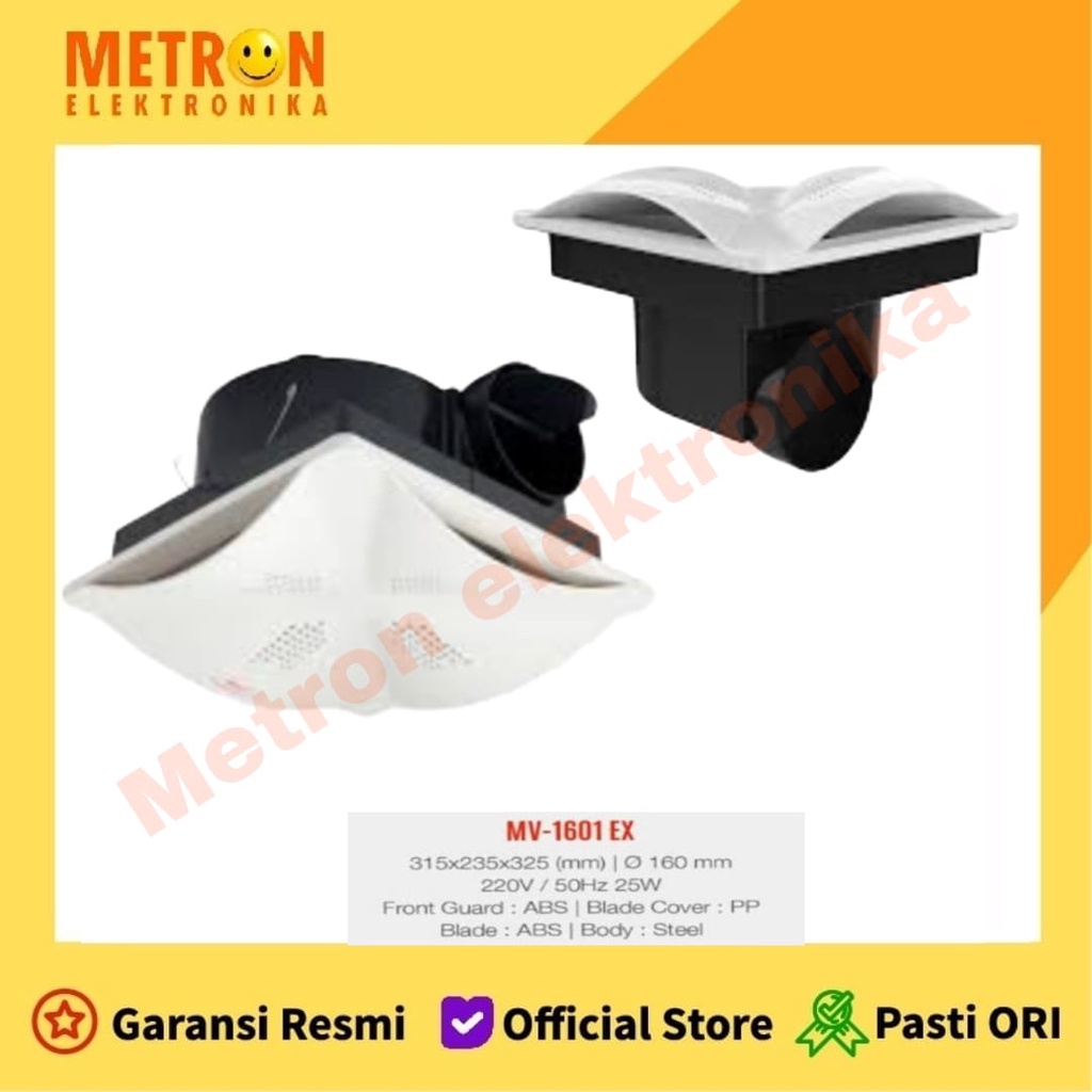 MASPION MV-1601 EX VENTILATING FAN 160mm / MV 1601 EX / MV1601EX