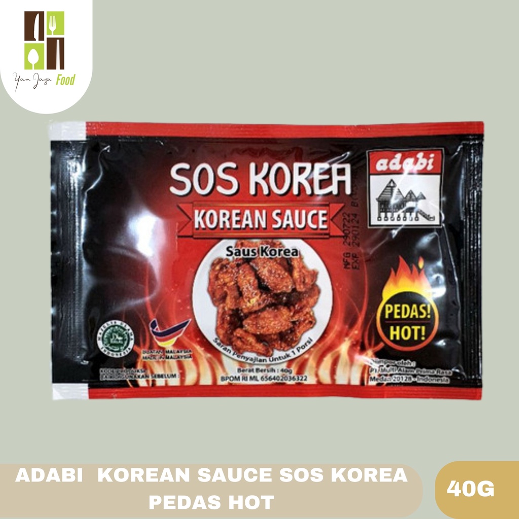 Adabi Korean sauce/Saus korea/Sos Korea Pedas Hot 40g