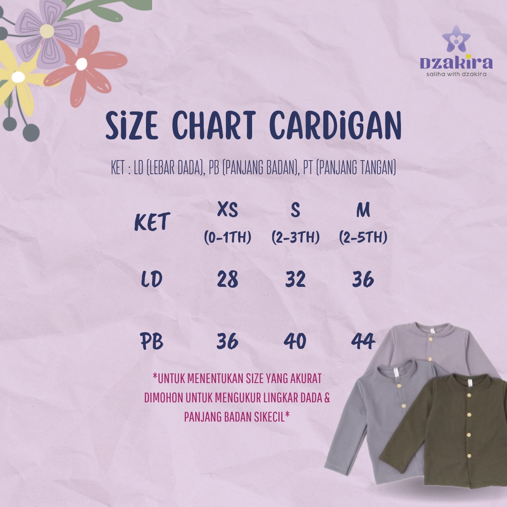 PROMO!!! CARDIGAN BALITA LUCU SIMPLE PREMIUM