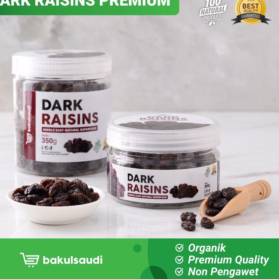 

✳ Kismis Hitam Dark Raisins Organic Premium Original 100% / Dark Raisin Organik ☀