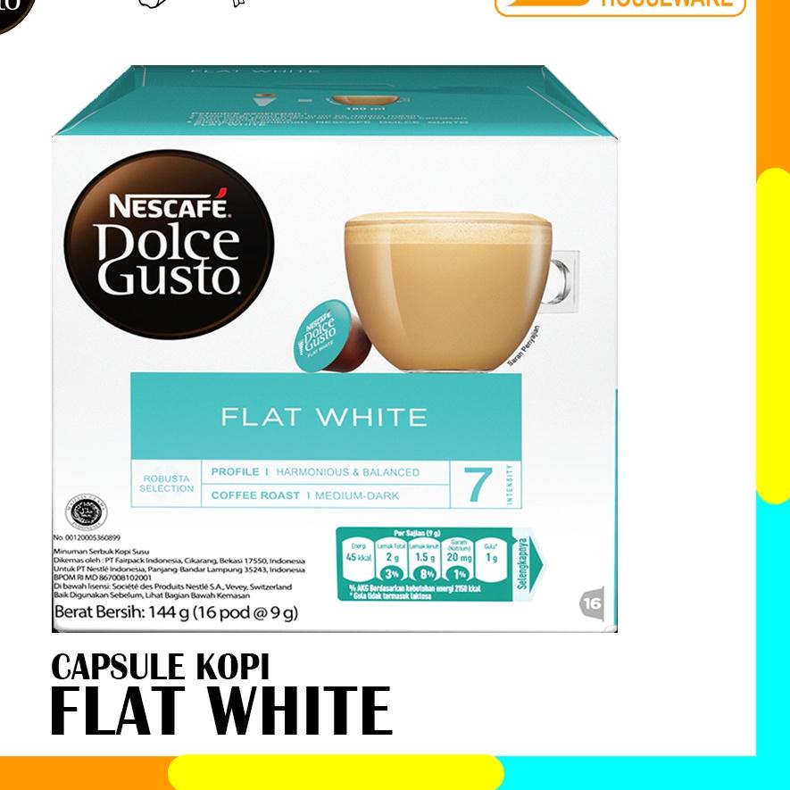 

➩ Capsule NDG Nescafe Dolce Gusto Flat White 1 Box Original Nestle ✵