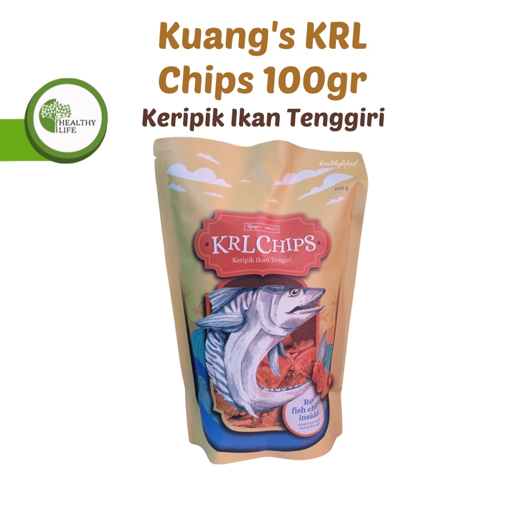 Kuang's KRL Chips - Keripik Ikan Tenggiri 100 gr