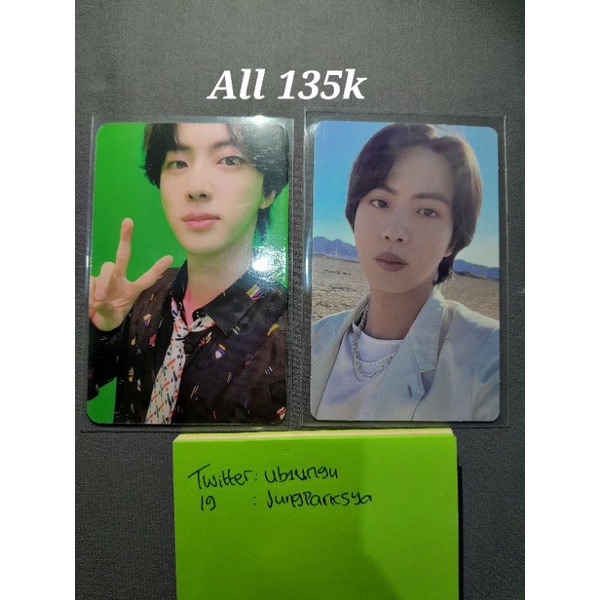 Photocard POB Proof Jin , Compact tae dan dicon 102