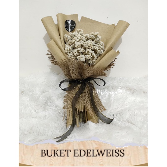 Bouquet bunga abadi | Buket bunga kering | Dried Flower | Edelweis