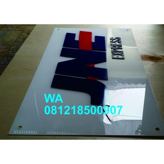 

Terlaris Panan Nama Kantor Akrilik Timbul 3 Mm / Papan Nama Toko / Perusahaan
