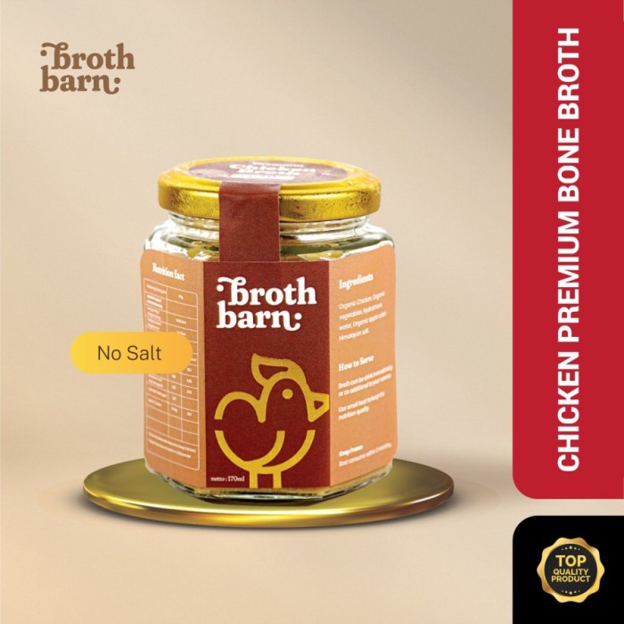 

(NO SALT) Chicken bone broth / sari pati kaldu ayam by broth barn