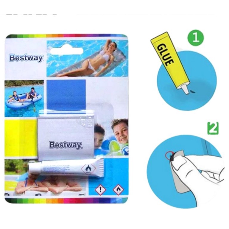 Lem Bestway Perekat anti Bocor Kolam Karet Anak/Kasur Angin