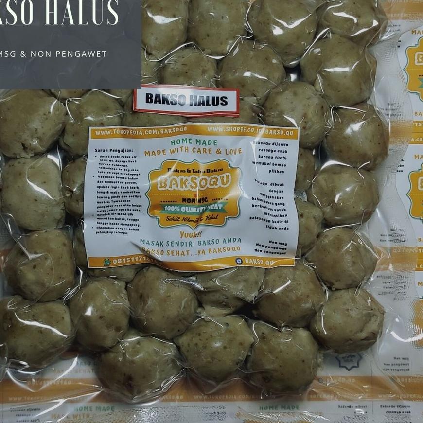 

℗ Bakso Halus BaksoQu Non MSG/Pengawet ✬