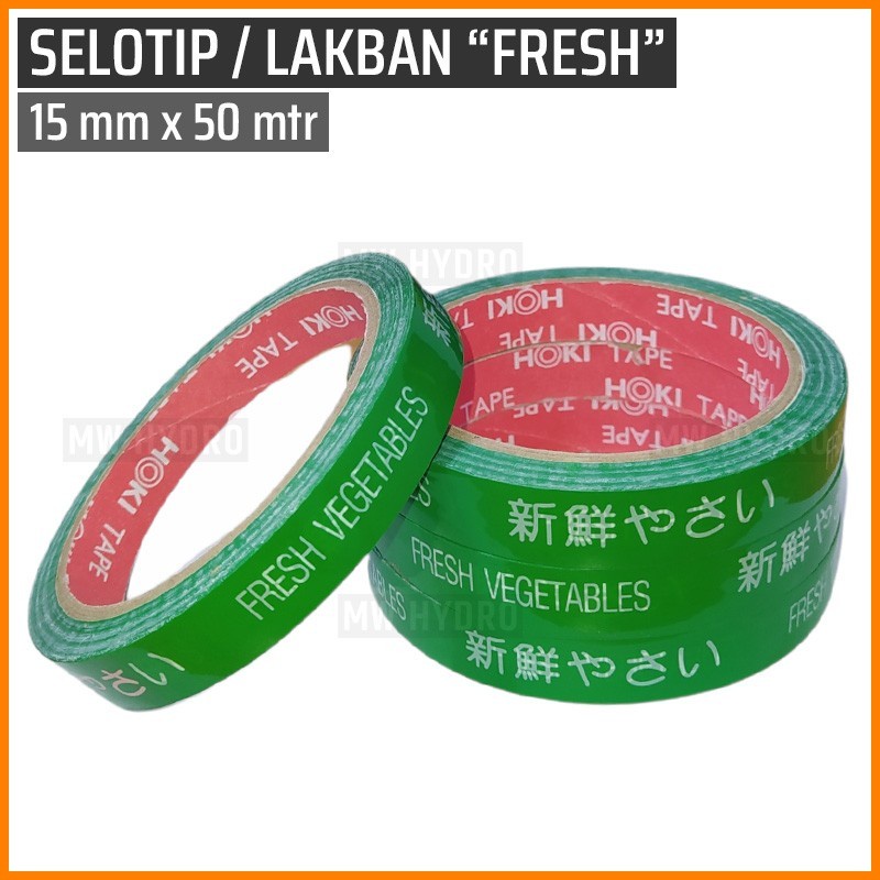 Selotip / Lakban / Isolasi Sayuran - Fresh