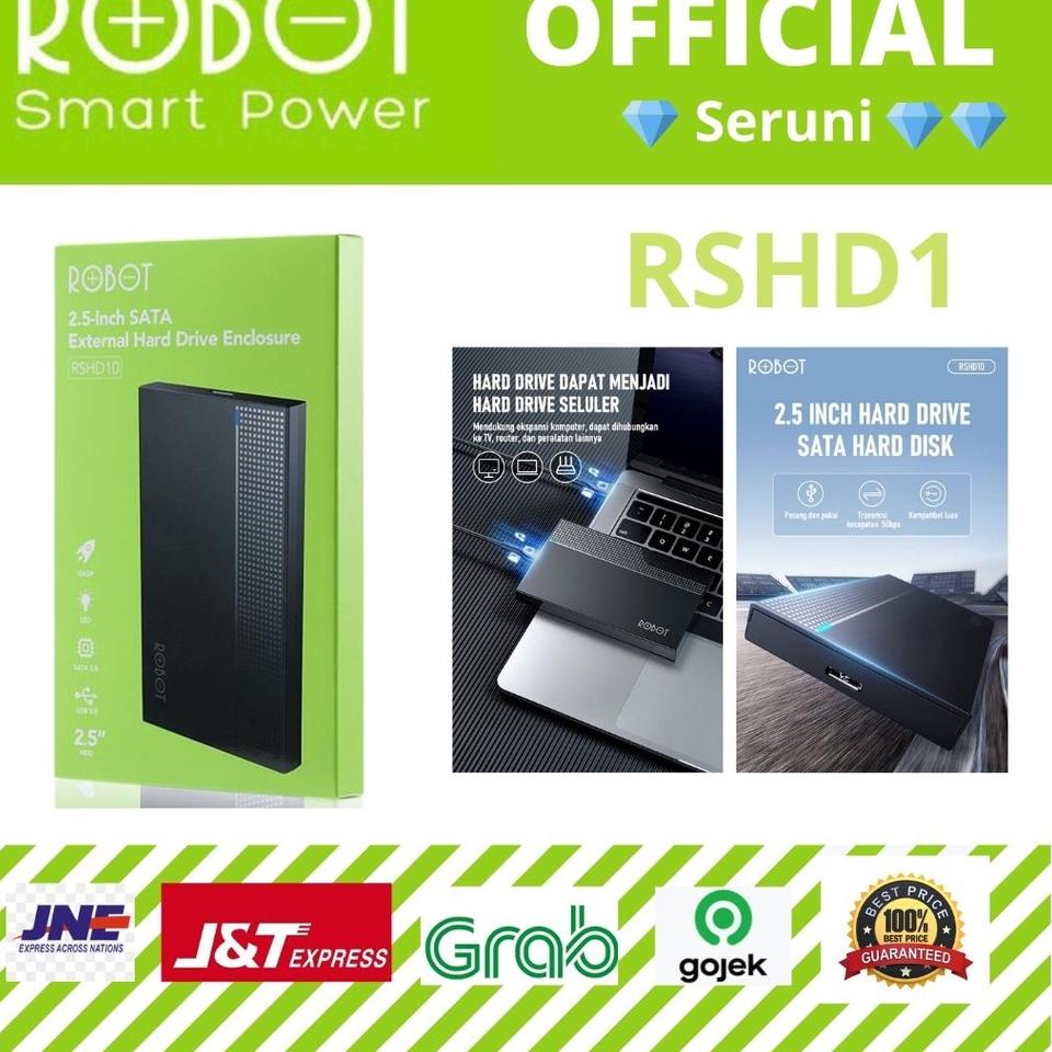 ✮ (SERUNI) Enclosure ROBOT 2.5 Inch Usb 3.0 RSHD10 ➩