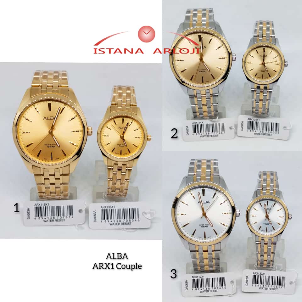 Jam Tangan Original Couple Alba ARX1