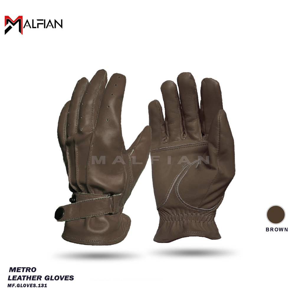 Sarung Tangan Kulit Gloves Riding Metro Leather Gloves