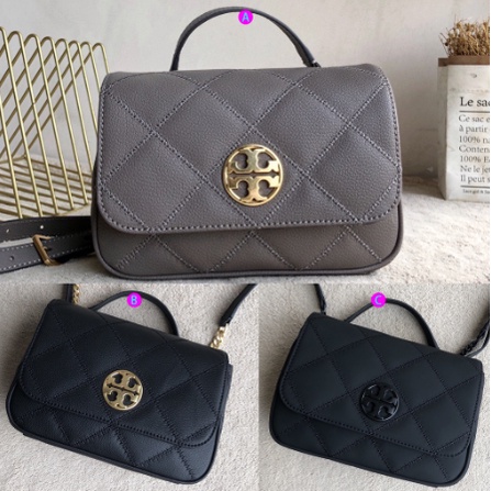 Tory Burch TB Willa Matte Mini top handle shoulder bag tas wanita original pp