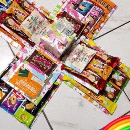 Ω Explosion box snack 3 layer ▲