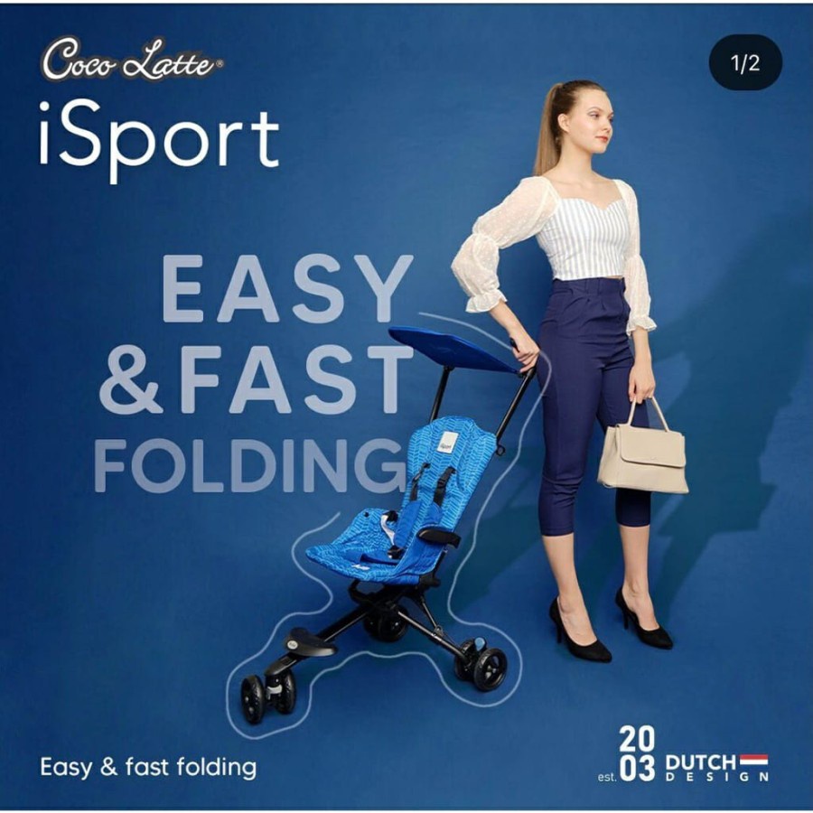 INI SEWA BUKAN BELI Cocolatte I-Sport Cocolatte Stroller Blue