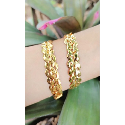 Gelang Sisik Naga Emas 9k