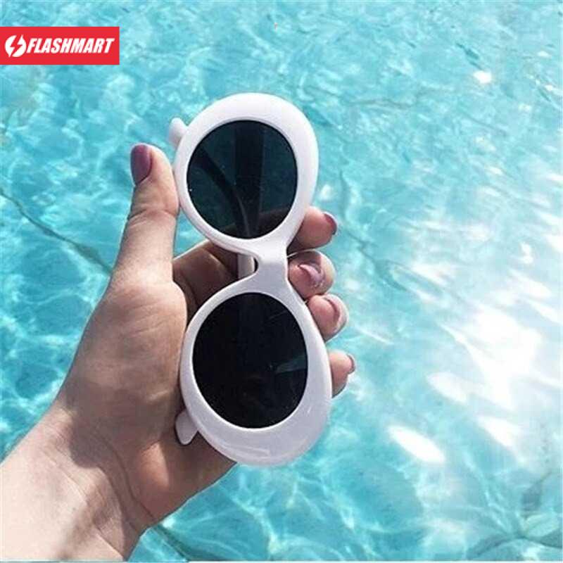 Flashmart Kacamata Retro Classic Frame Polarized Sunglasses UV400 - 9750