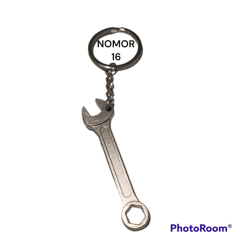 TERBARU Gantungan Kunci Perkakas Key Chain Unik Bentuk Kunci Inggris Gegaji Kapal Palu Dan DLL