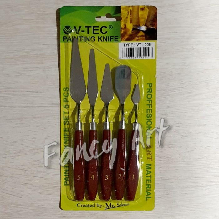 

Terlaris Palette Knife Oil Painting Set 5 / Pisau Palet