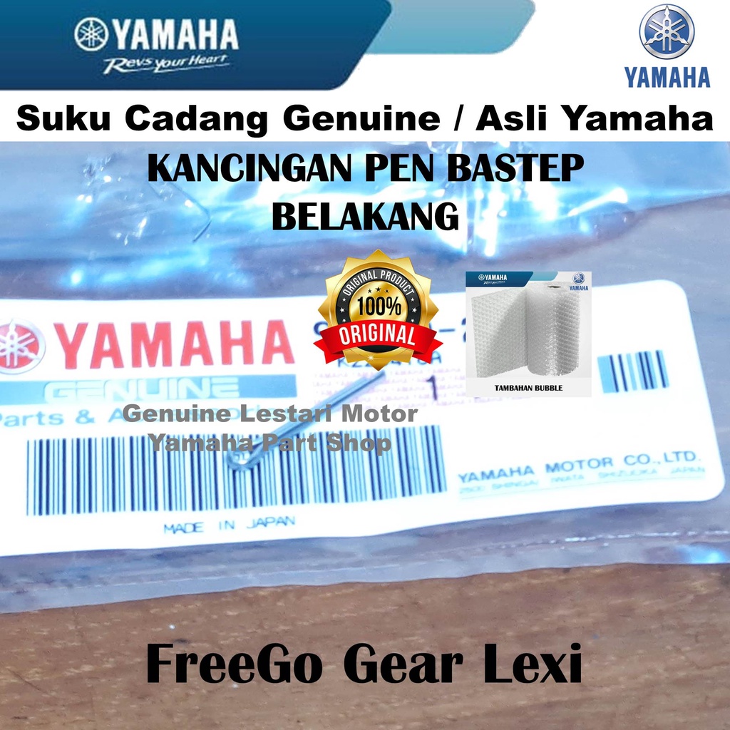Kancingan Pen Pin Bastep Belakang FreeGo Gear Lexi Asli Yamaha Surabaya