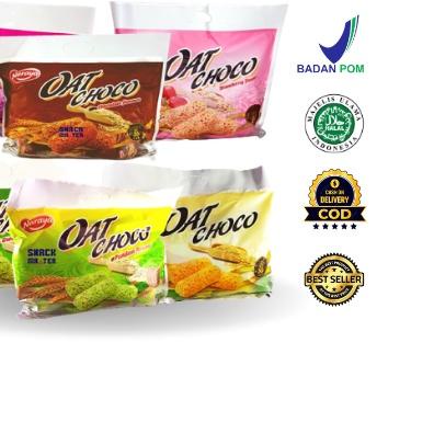 

➼ NARAYA OAT CHOCO 400g / Naraya Oat Choco Vanilla Chocolate Pandan Green Tea Sweet Potato Strawberry 400g /Naraya Oat Choco Netto 400 gr (Isi 40 pcs x @10gr) ✱
