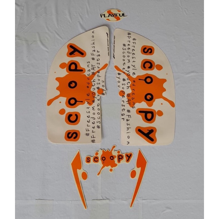 STIKER STRIPING LIS BODY MOTOR SCOOPY PLAYFUL 2017 TERMURAH LIS BODY SCOOPY PLAYFUL 2017 STANDAR