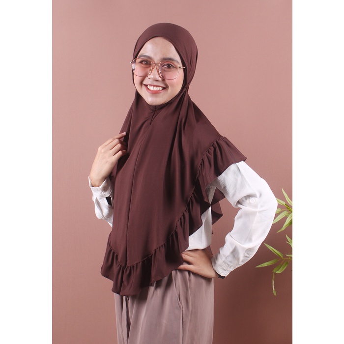 HIJAB INSTANT/KERUDUNG BERGO INSTAN JERSEY ELVIRA