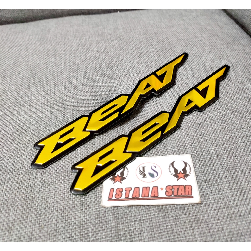 emblem timbul BEAT murah tapi mewah