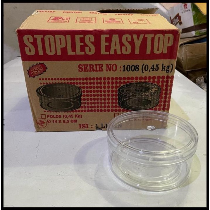 

Toples Kue Bulat Easytop 1008 Isi 1Lusin - Gosend/Grab Only.