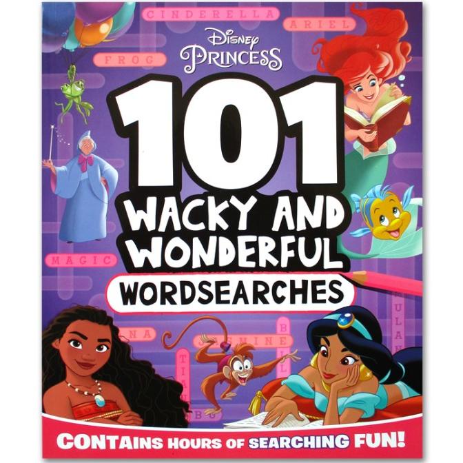 

Disney Princess 101 Word Search Buku Aktivitas Game Anak Mencari Kata