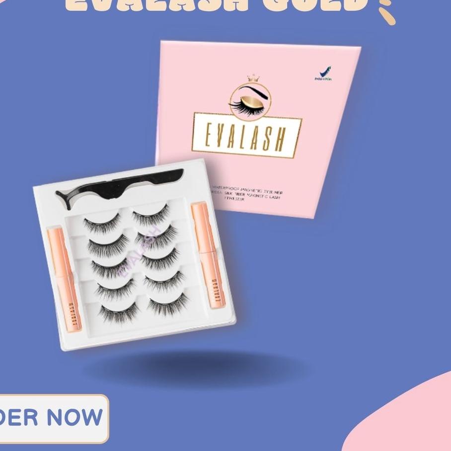 ✫ EvaLash Magnetic Eyeliner - Eva Lash Eyeliner Magnet - Eye Liner Magnet - Eyeliner Hitam BULU MATA