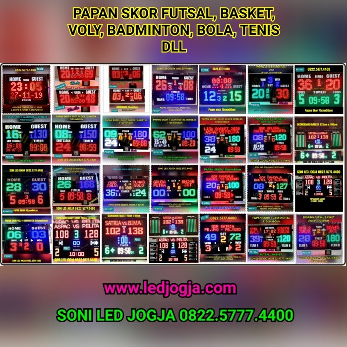 Terlaris Board Sale - Papan Skor Voli , Led Skor Digital Voley,