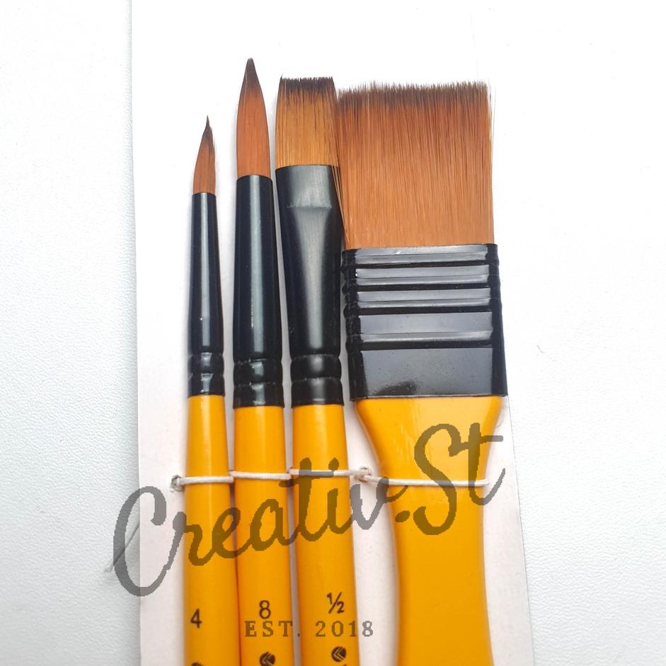 

Wow banget Kuas Lukis V-Tec A184 Set 4 Brush