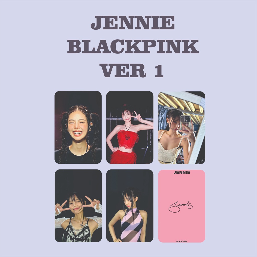 PHOTOCARD BLACKPINK JISOO JENNIE ROSE LISA