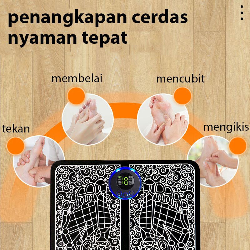 Gotama Foot Massage Portable Alat Pemijat Kaki Refleksi Elektrik Pad