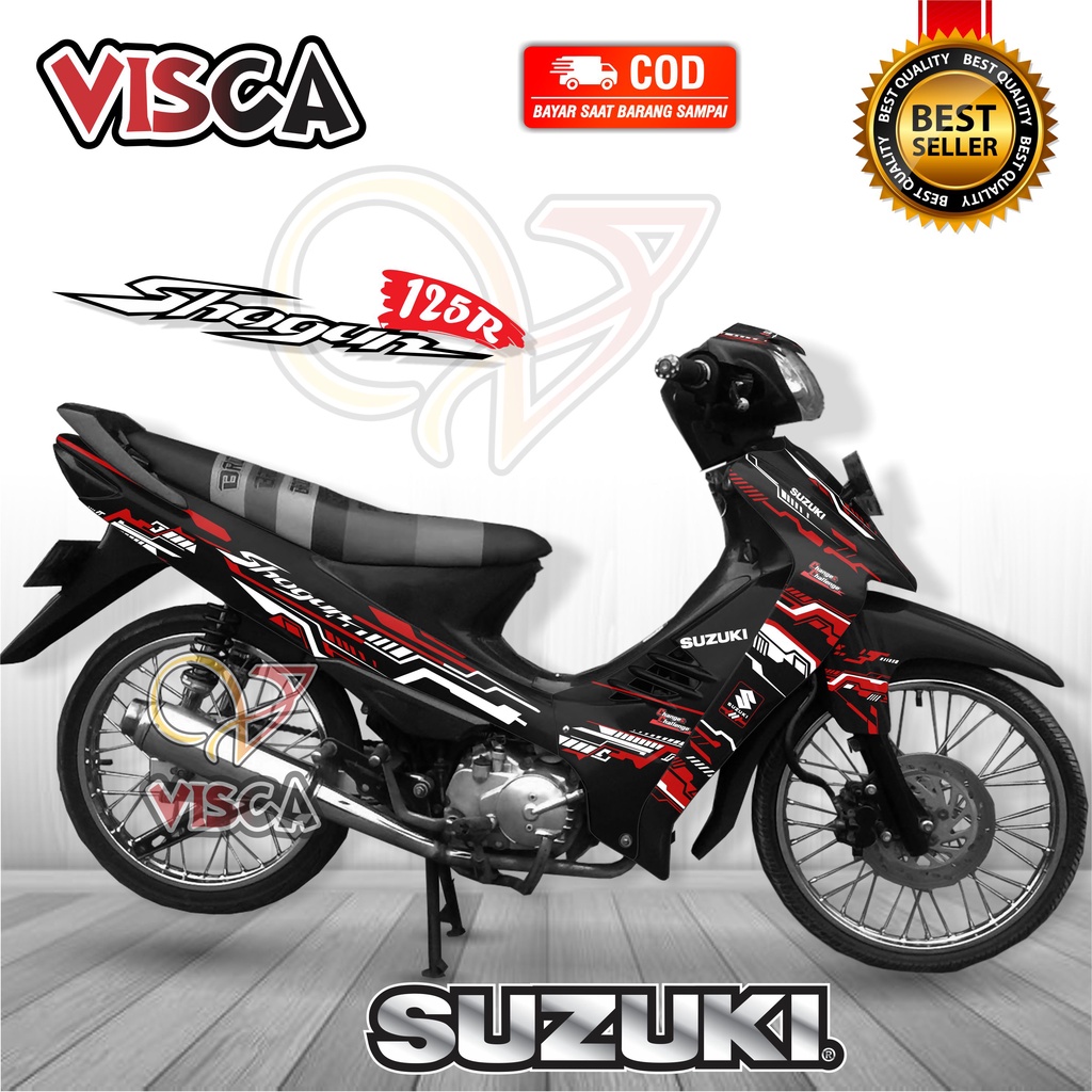 Decal Shogun 125 R Full Body Stiker Shogun 125 R Full Body Striping Shogun 125 R Full Body Hitech