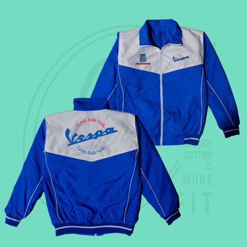 Jaket Vespa Jacket Tebal / Jaket Vintage jacket / Jaket Retro Jacket Piaggio Danmotor Indonesia Spec