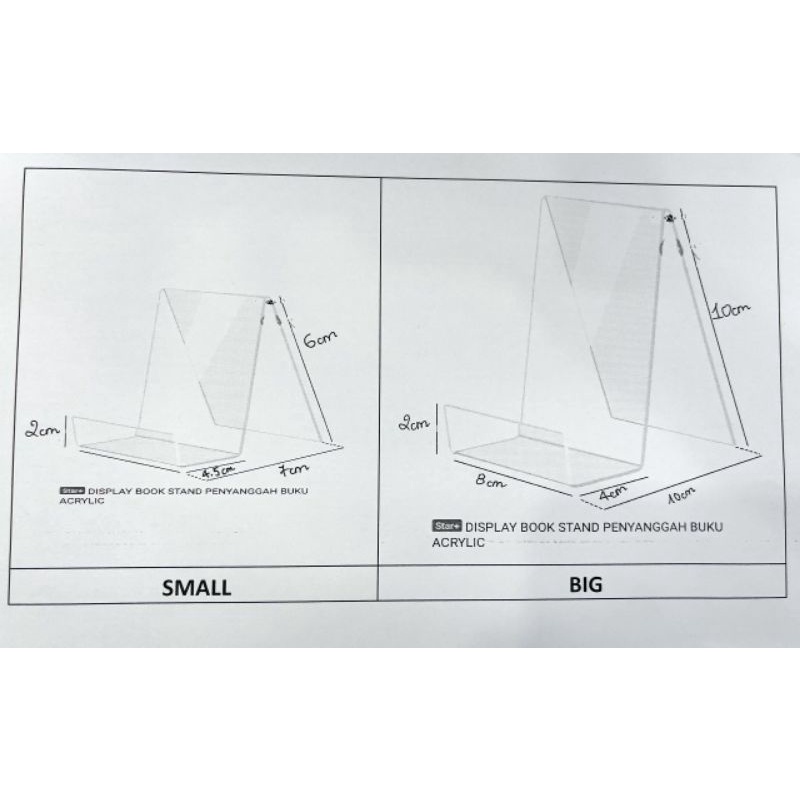 

Display Book Penyangga Stand Akrilik