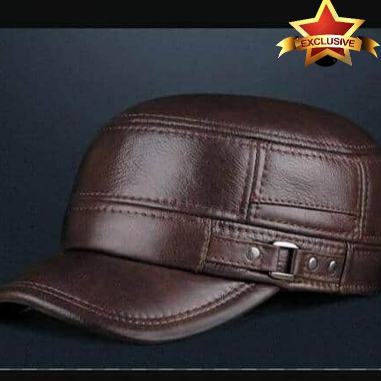 VIRAL TOPI KOMANDO KULIT ASLI/TOPI KULIT KOMANDO