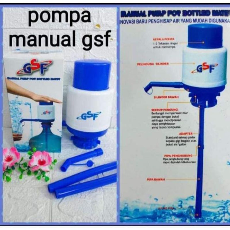 1kg isi 2pcs pompa galon manual gsf G-158