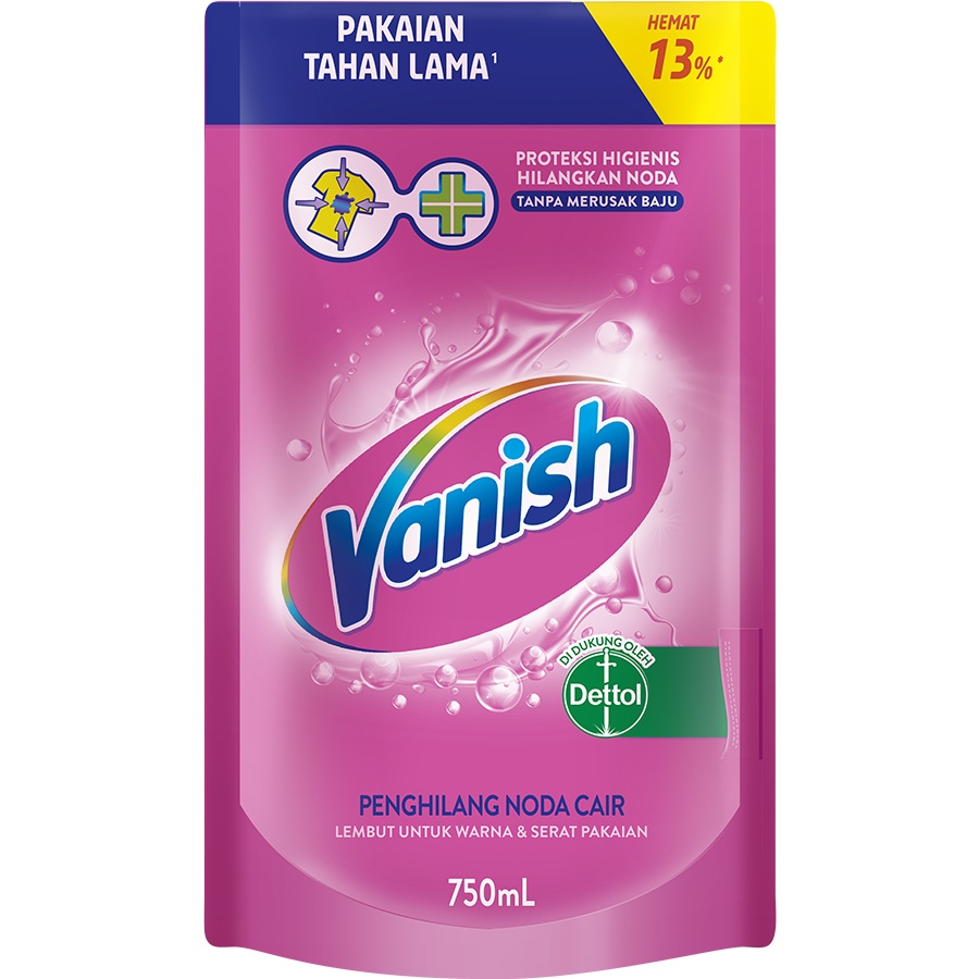 VANISH CAIR POUCH PINK 750ML