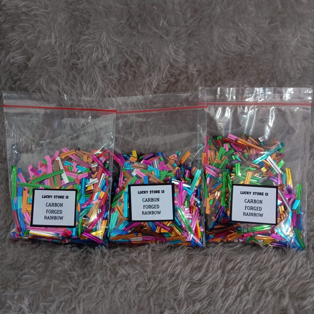 Reparasi Good Carbon Forged Premium Ukuran Lebar 10Gr Serat Campuran Karbon Forget Warna Warni Fiber