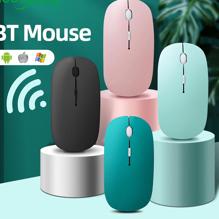 Terkinigoojodoq Bluetooth Mouse For iPad Samsung Huawei Lenovo Android Windows Tablet Battery Wirele