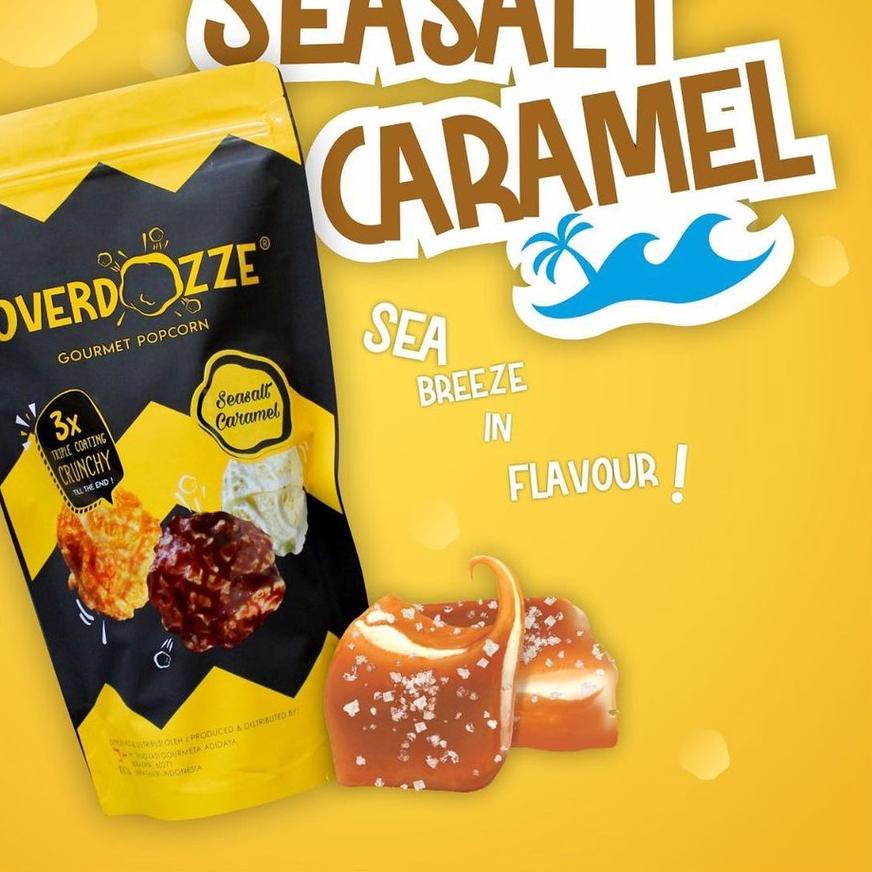 

➤ Overdozze Popcorn SeaSalt Caramel Gourmet Snack Cemilan Manis Gurih Asin 115gram ➭