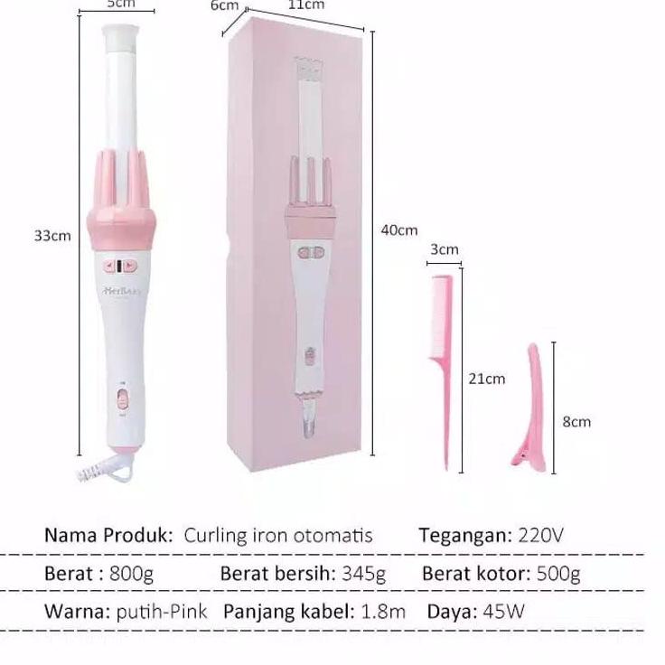 ❃ VIVID VOGUE Original automatic hair curlerVIVIDO/catokan rambut keriting/catokan curly otomatis R1