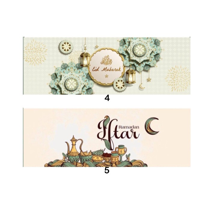 

Paperbelt Landscape Idul Fitri Sleeve Belt Lebaran Pita Kertas Hampers 064