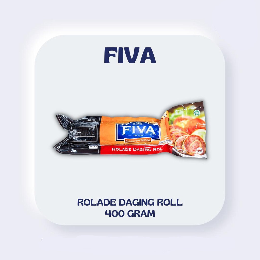 

ADDRIELLA Fiva Rolade Sapi 400gr | Fiva/Frozenfood/Frozenfood Murah