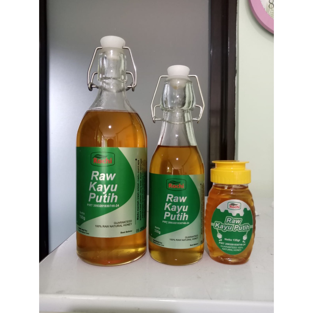 

Madu Raw Kayu Putih 135gr Madu Asli Original Murni 100%