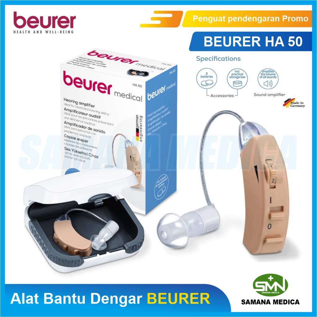 Alat Bantu Dengar BEURER HA 50 Tanpa Kabel / Penguat pendengaran Promo